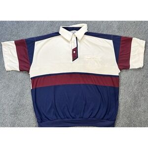 Vintage Sz XL Men's Classics by Palmland Polo‎ Short Sleeve 80's Banded Waist
